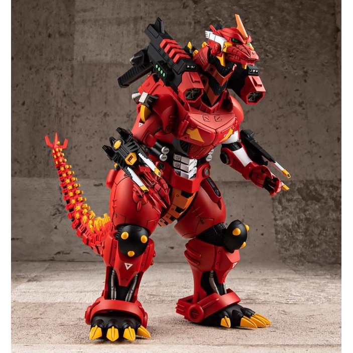 Mô hình lắp ráp AOSHIMA Godzilla vs Evangelion Mechagodzilla Type-3 Kiryu EVA 02 Color