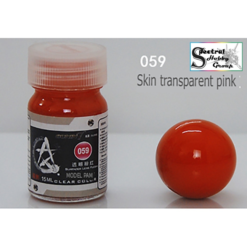 Sơn mô hình Gaia Sunin màu Candy Clear Fluorescent color red Orange Blue Yellow Purple Green paint lacquer