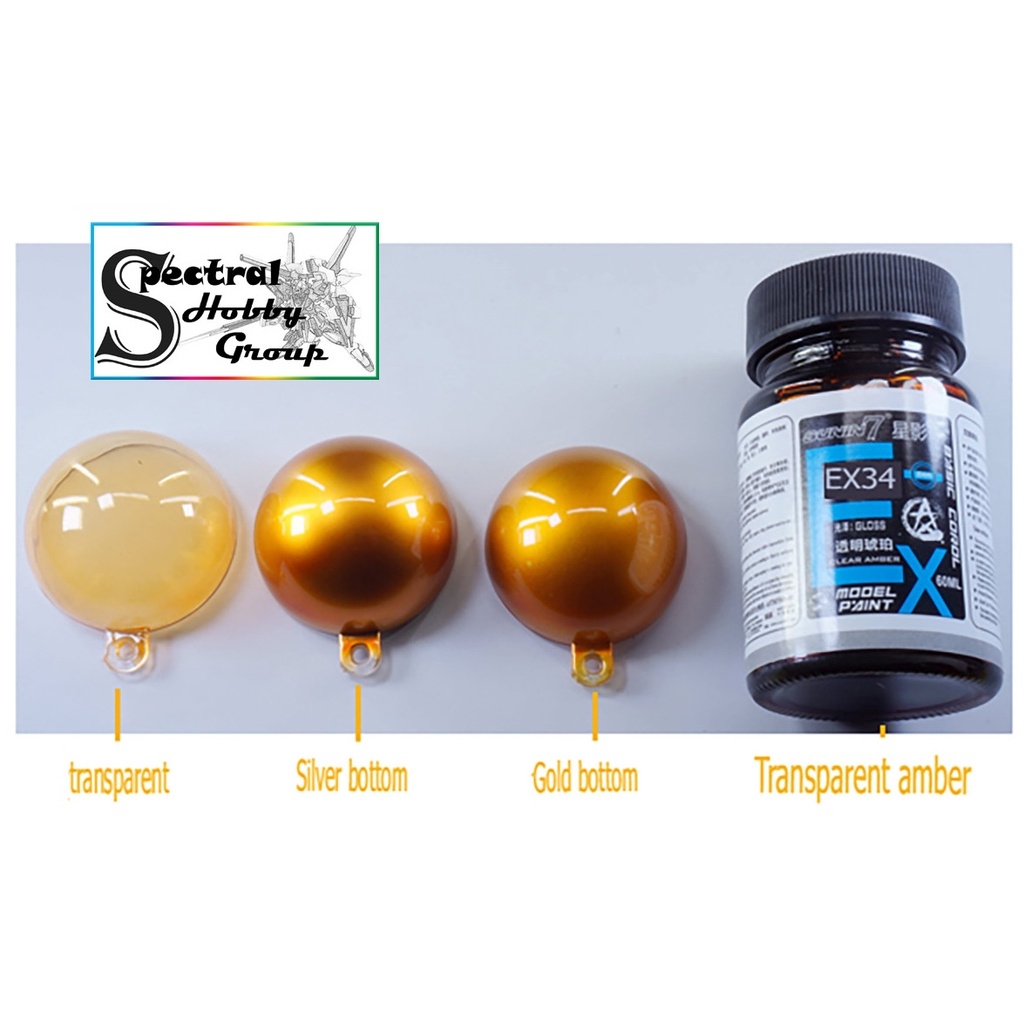 Sơn mô hình Sunin EX clear tranparent color lọ 60ml EX25-EX35 paint lacquer chất lượng cao