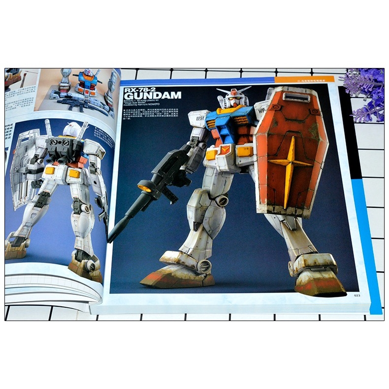 Bộ đầy đủ 4 sách hướng dẫn NOMOKEN các kỹ thuật làm mô hình gunpla modeling making skills guide gundam book
