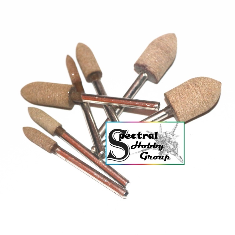 Bộ 100 đầu mài da bò Cowhide grinding head, polishing wheel gỗ ngọc bính đá đánh bóng nhựa các loại