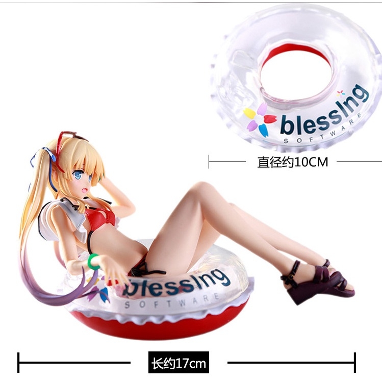 Mô hình tĩnh Saenai Heroine no Sodatekata Eriri Spencer Sawamura Swimsuit Swim Ring Blessing 1/7 Figure girl