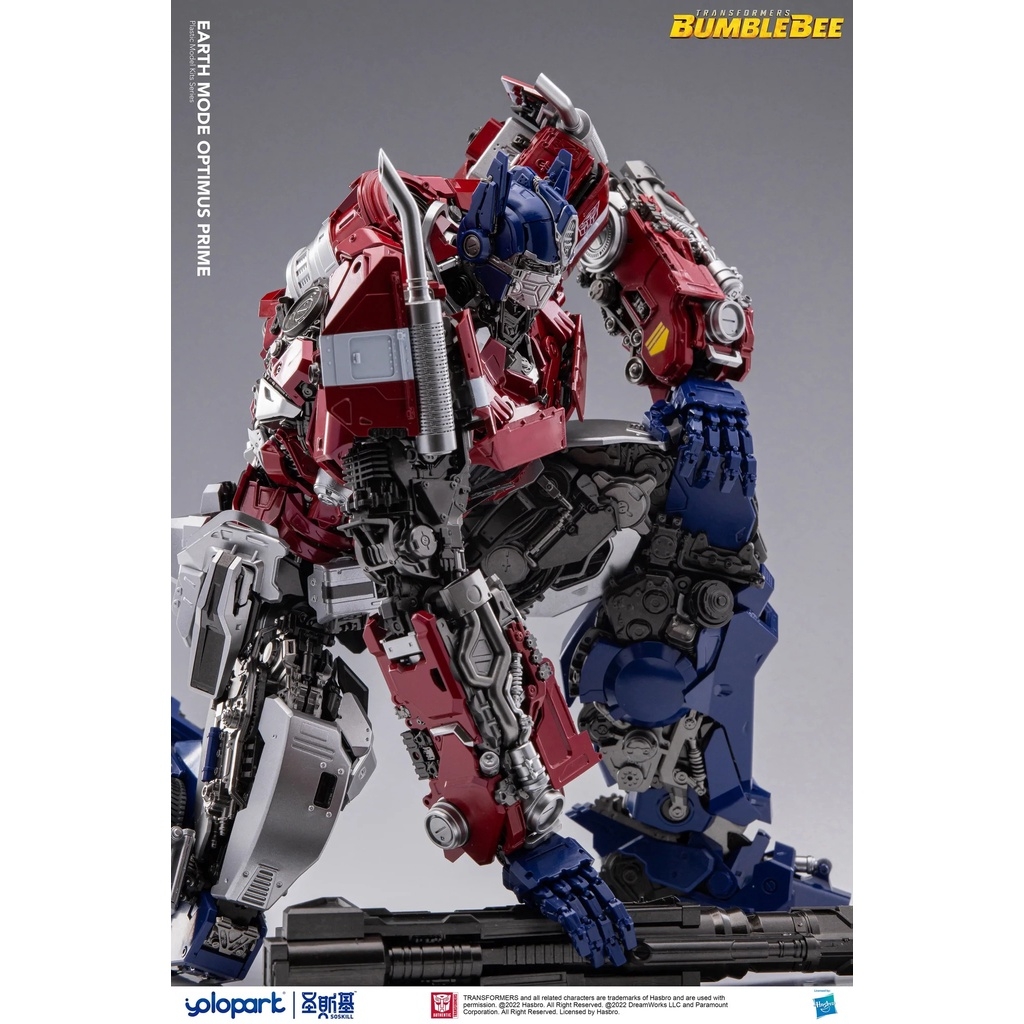 Mô hình lắp ráp Transformer Earth Mode Optimus Prime BUMBLEBEE THE MOVIE YOLOPART
