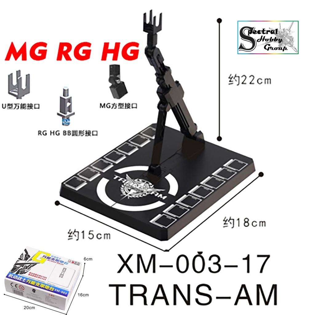 Đế giá đỡ mô hình Action Base MB gundam 00 7s 00Q Qan 00XN Raiser Exia Dynames Kyrios Virtue Astraea Avalanche Series