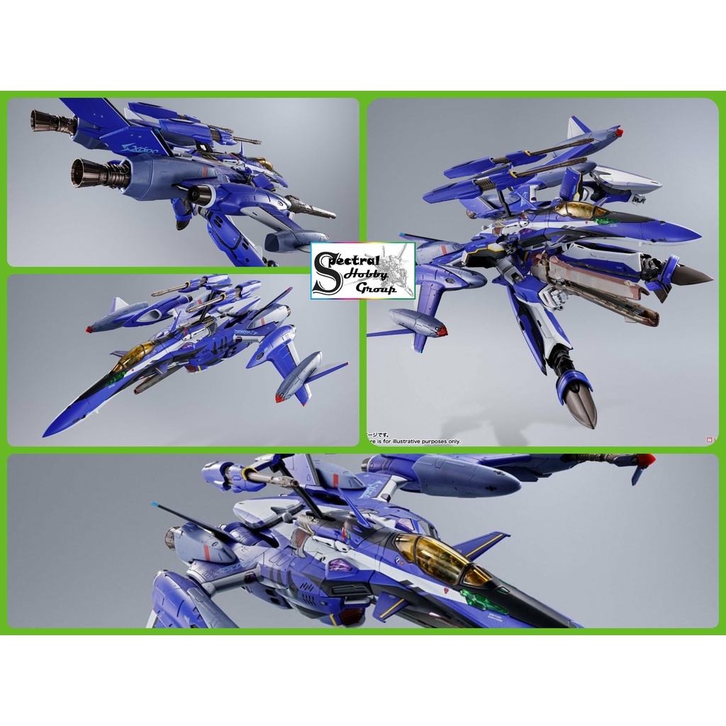 Mô hình ráp sẵn DX Chogokin YF-29 Durandal Valkyrie (Maximilian Jenius Custom) Full Set Pack YF29 Macross Bandai