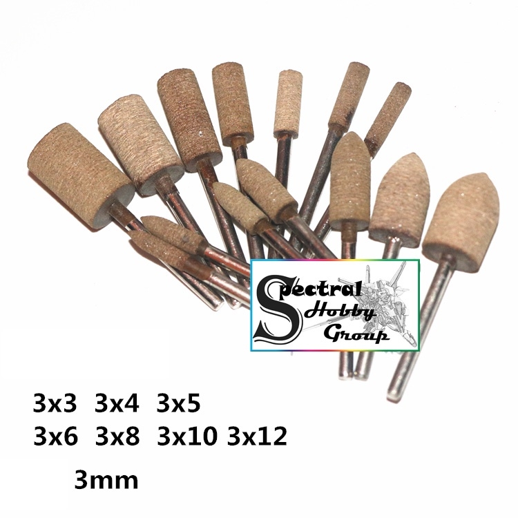 Bộ 100 đầu mài da bò Cowhide grinding head, polishing wheel gỗ ngọc bính đá đánh bóng nhựa các loại