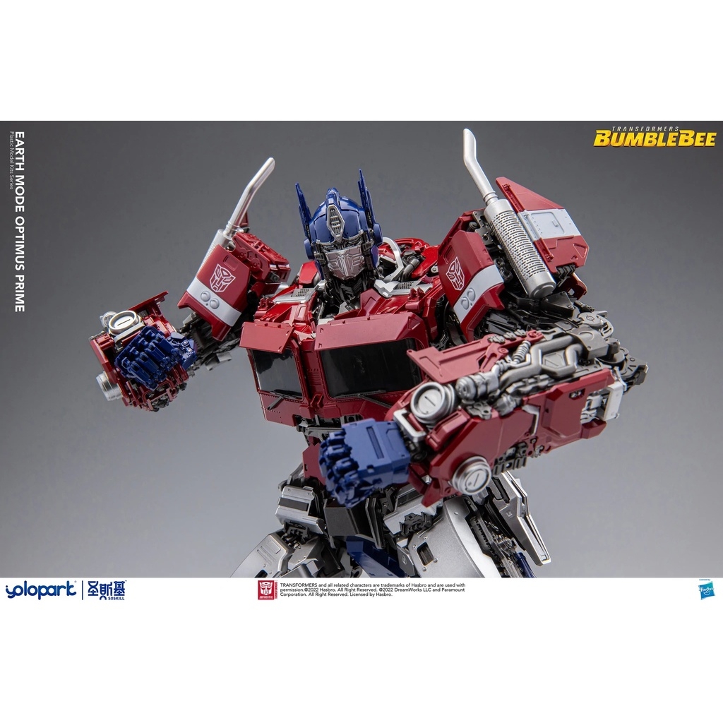 Mô hình lắp ráp Transformer Earth Mode Optimus Prime BUMBLEBEE THE MOVIE YOLOPART