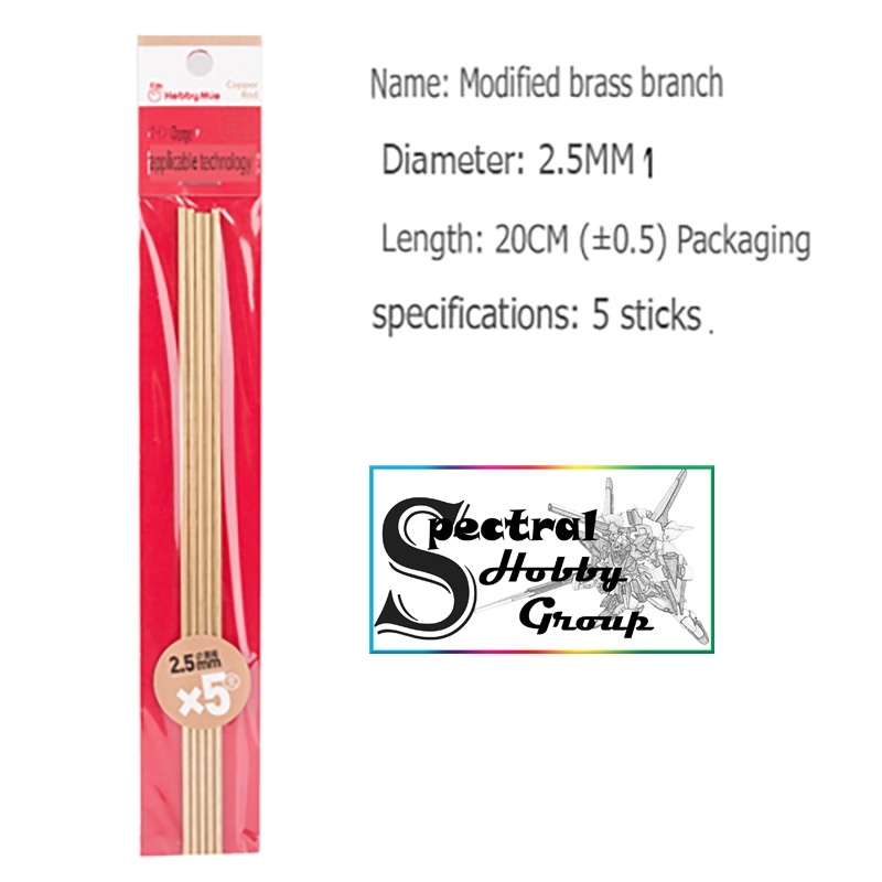 Phụ kiện HOBBY MIO que kim loại độ sửa custom fix mô hình Metal Copper Rod các cỡ