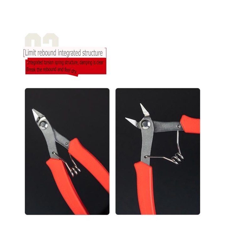 Dụng cụ Hobby Mio kìm 1 lưỡi cắt mô hình không gỉ HM103 Stainless Steel Ultra-thin single-edged pliers Entry model