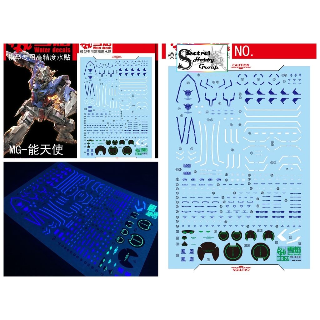 Decal nước dán mô hình EXIA MG RG HG Avalanche Gundam decal base các loại Water sticker