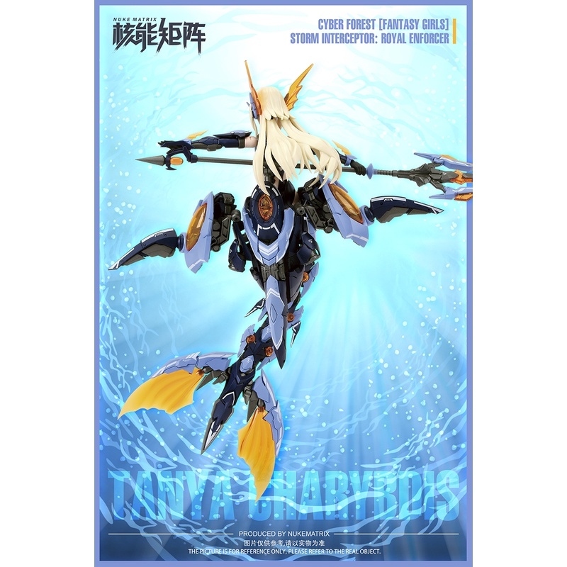 Mô hình lăp ráp CF04 Storm Interceptor Royal Enforcer Tanya Charybdis Action Figure Nukematrix