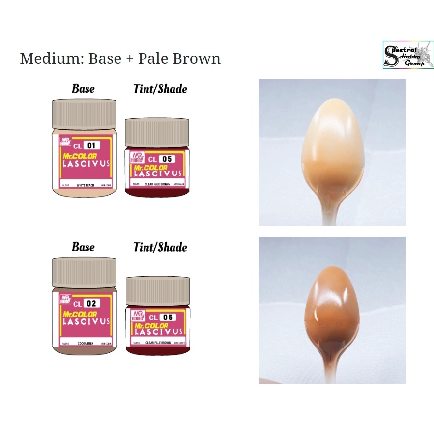 Sơn mô hình màu da figure skin color mr.hobby Lascivus CL01 ~ CL09 CL skintones series