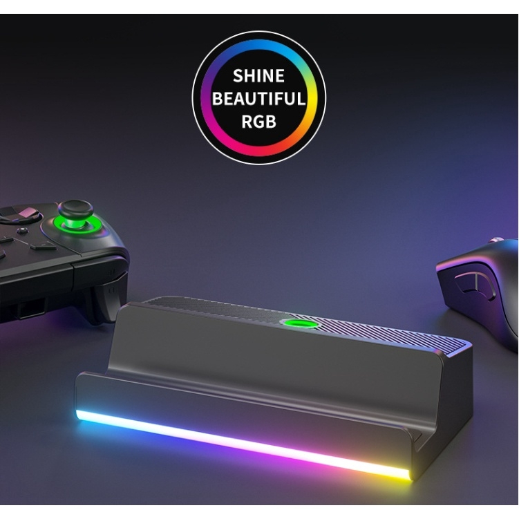 Bộ chuyển đổi Dock kết nối đa năng cho Steam Deck Switch PD100W EasySMX LED RGB Smart phone MultiFunctional Adapter