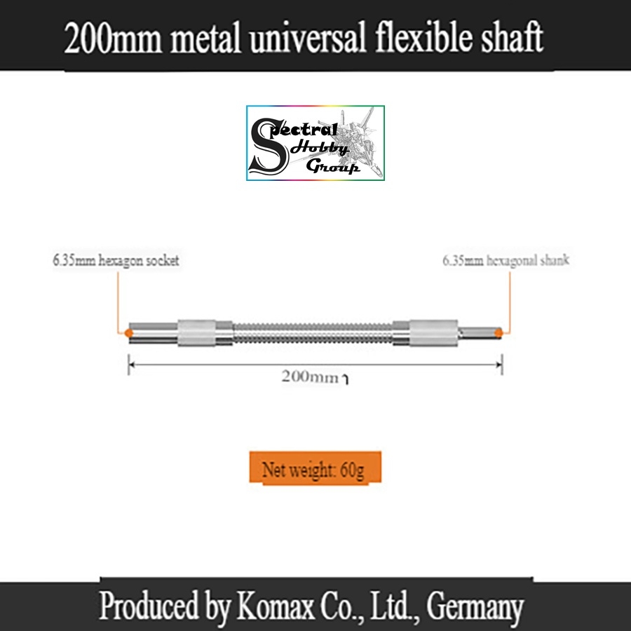 Dụng cụ Komax dây nối dài truyền chuyển động cho máy bắt vít máy khoan shaft electric screwdriver turning