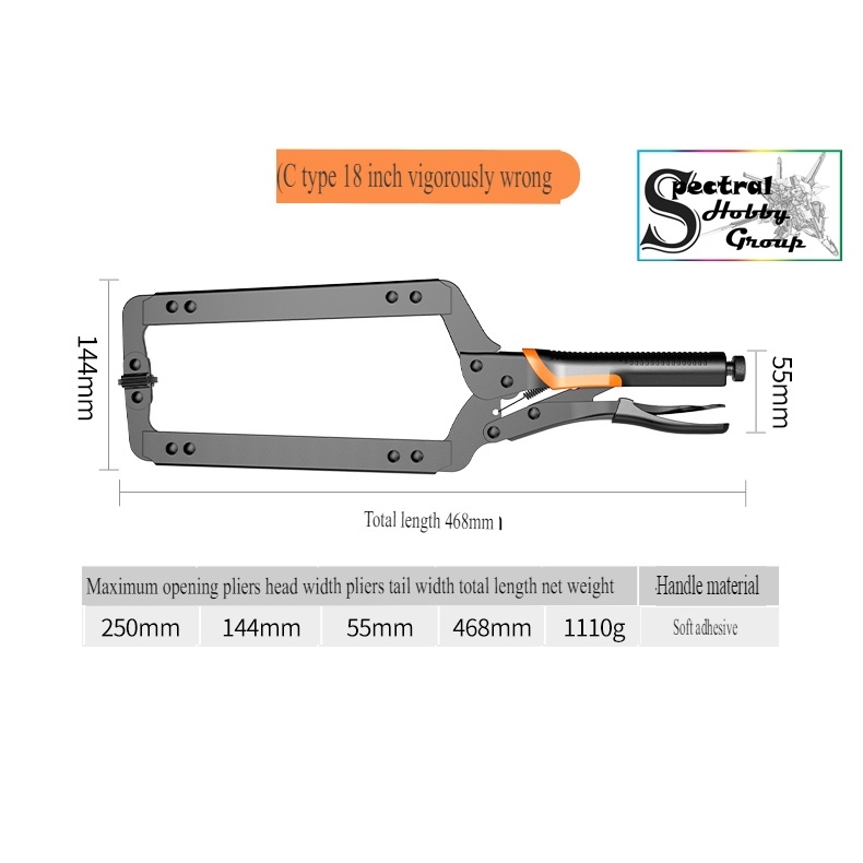 Dụng cụ KOMAX Kìm kẹp giữ chữ C các loại eto pliers fixed clamp manual pressure
