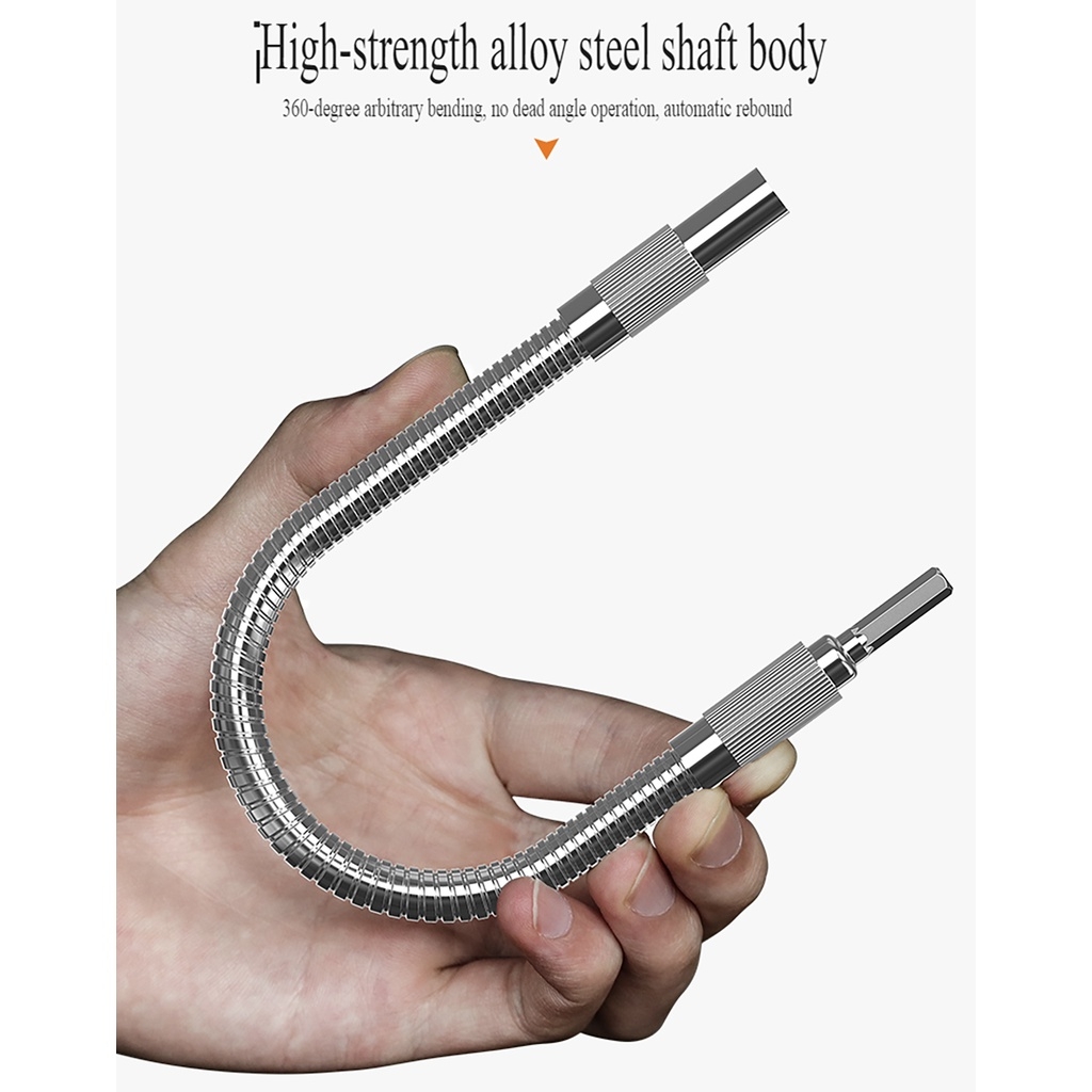 Dụng cụ Komax dây nối dài truyền chuyển động cho máy bắt vít máy khoan shaft electric screwdriver turning