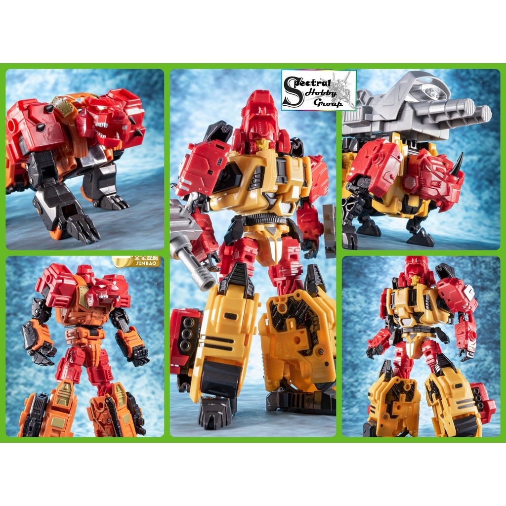 Mô hình Transformer Beast King DF01 45cm 5in1 Deformation MMC Jinbao