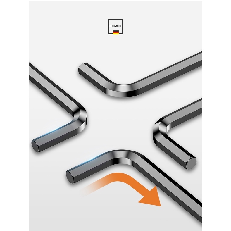 Bộ dụng cụ KOMAX tua vít lục giác hoa thị các loại Hex Key Wrench plum hexagonal metric screwdriver tool