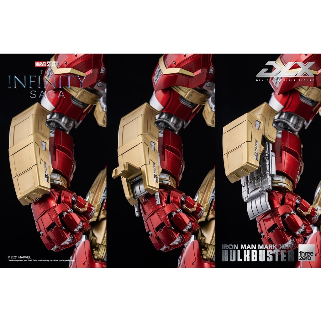 Mô hình Ironman Hulkbuster MK44 Iron Man Three Zero 3A Infinity Saga DLX 1/12 Action Figure