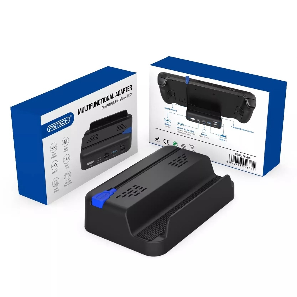 Bộ chuyển đổi Dock kết nối đa năng PD 100W PGTECH GP813 cho Steam Deck Smart phone MultiFunctional Adapter