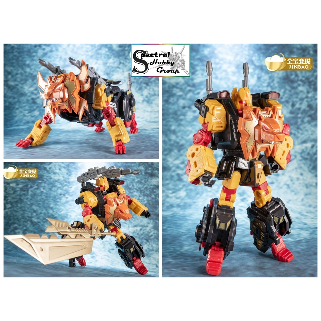 Mô hình Transformer Beast King DF01 45cm 5in1 Deformation MMC Jinbao