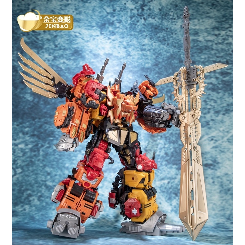 Mô hình Transformer Beast King DF01 45cm 5in1 Deformation MMC Jinbao