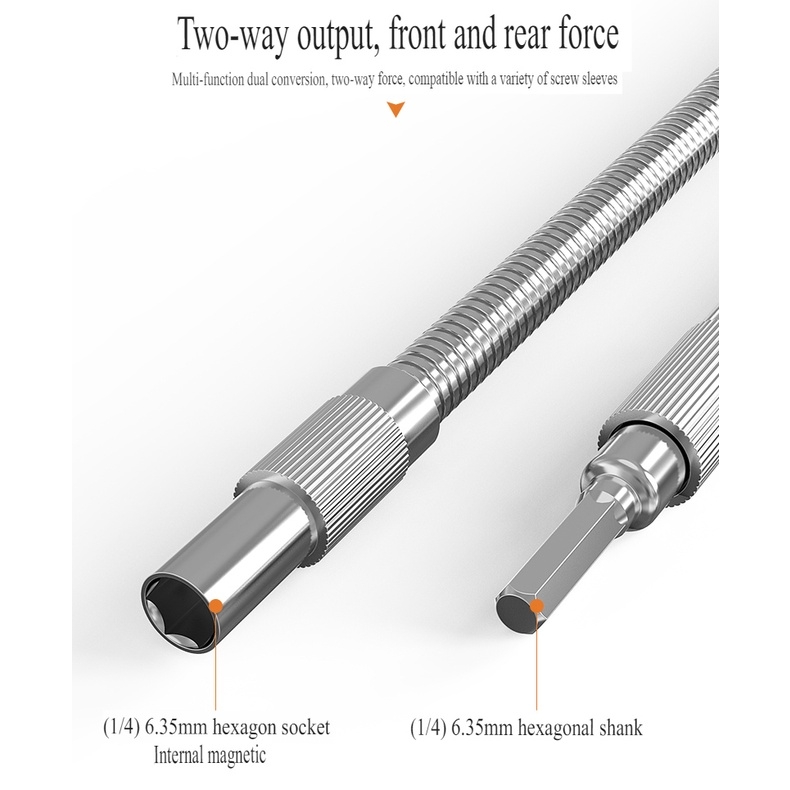 Dụng cụ Komax dây nối dài truyền chuyển động cho máy bắt vít máy khoan shaft electric screwdriver turning