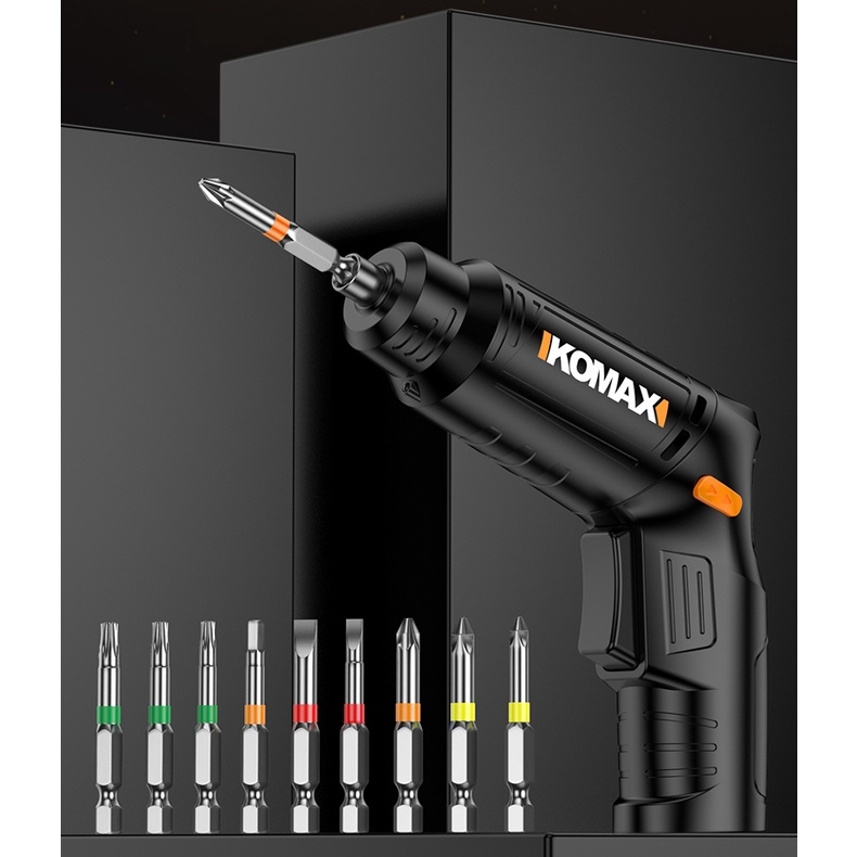 Máy khoan bắt vặn vít đa năng cầm tay 4.2V Electric screwdriver rechargeable mini hand drill Komax