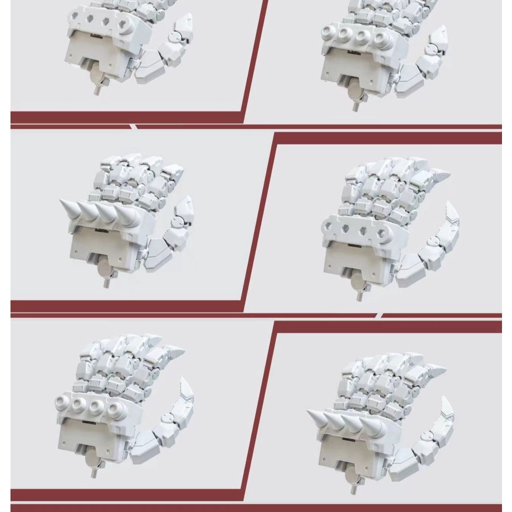 Phụ kiện mô hình Bàn tay Giant hand Red stone model cho PG gundam và tương tự