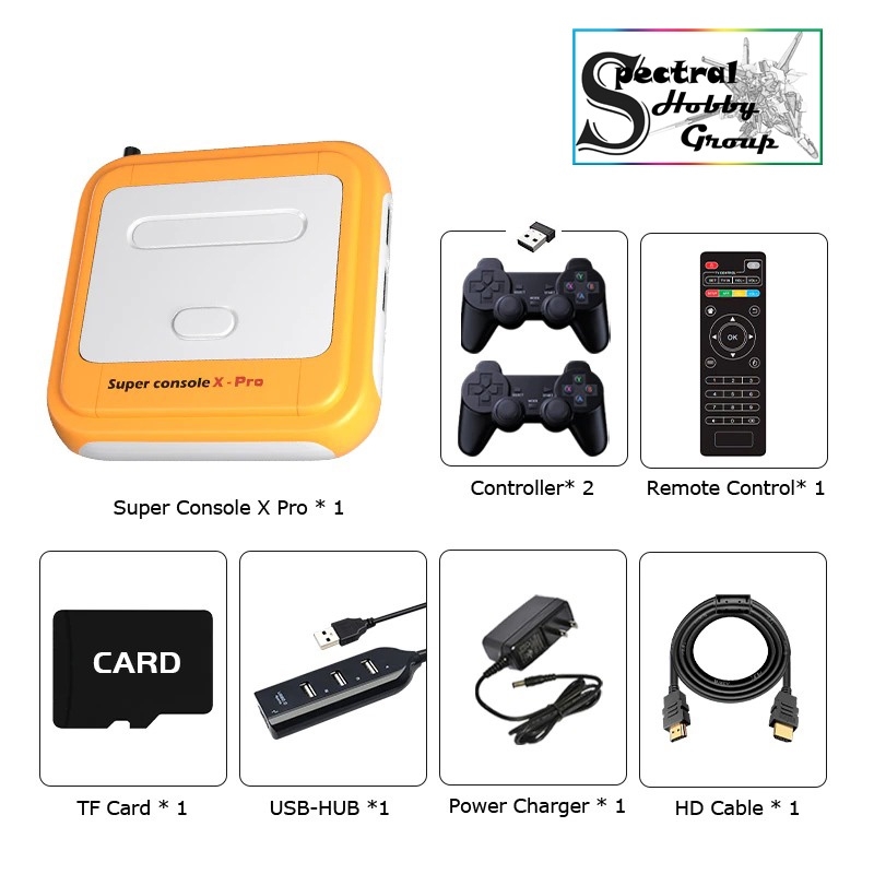Máy chơi game cổ retro Super Console X Pro 2.4G Wireless N64/PS1/PSP/SEGA/SNES/MAME