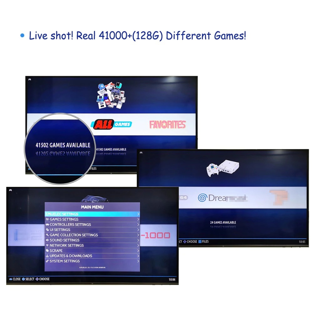 Máy chơi game cổ retro Super Console X Pro 2.4G Wireless N64/PS1/PSP/SEGA/SNES/MAME