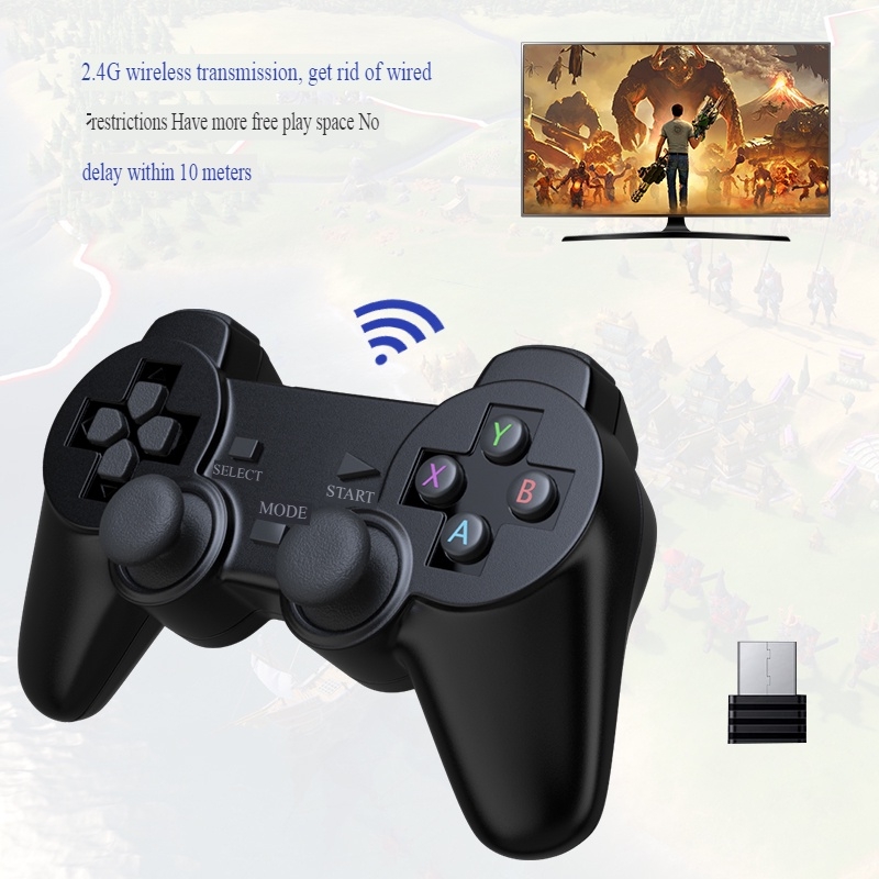 Tay cầm chơi game không dây 2.4G wireless game controller 706W cho PC PS3 TVBOX ANDROID các loại