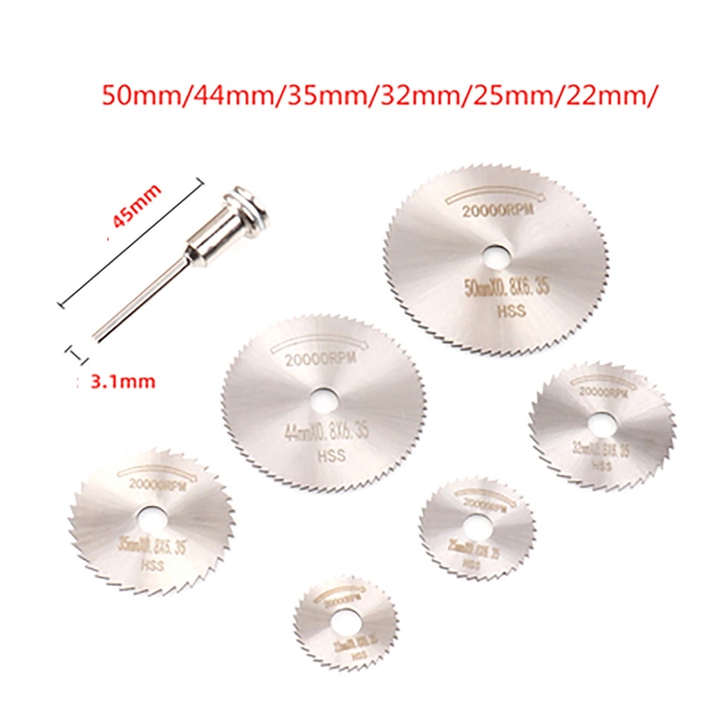 Bộ lưỡi cưa thép lưỡi cắt mini Saw Blade cắt gỗ nhựa sắt và các vật liệu Woodworking saw blade