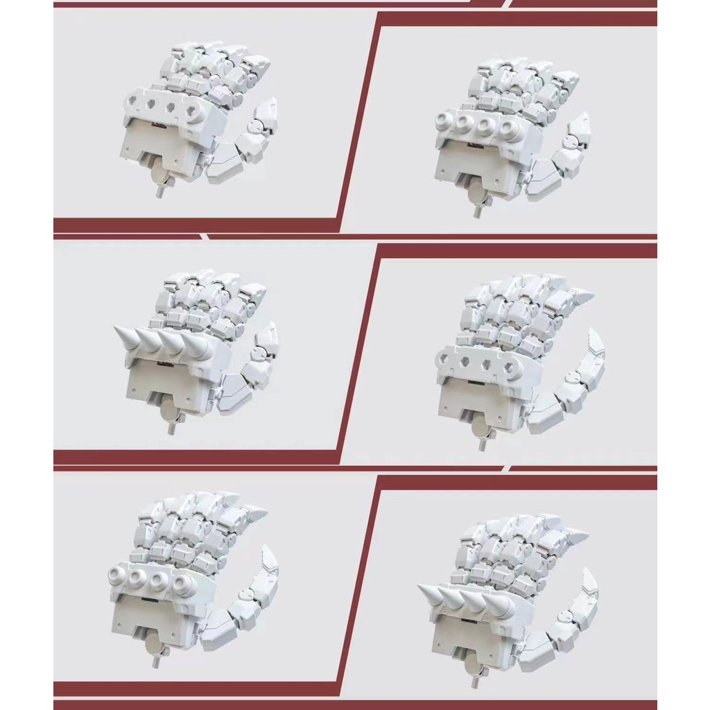 Phụ kiện mô hình Bàn tay Giant hand Red stone model cho PG gundam và tương tự