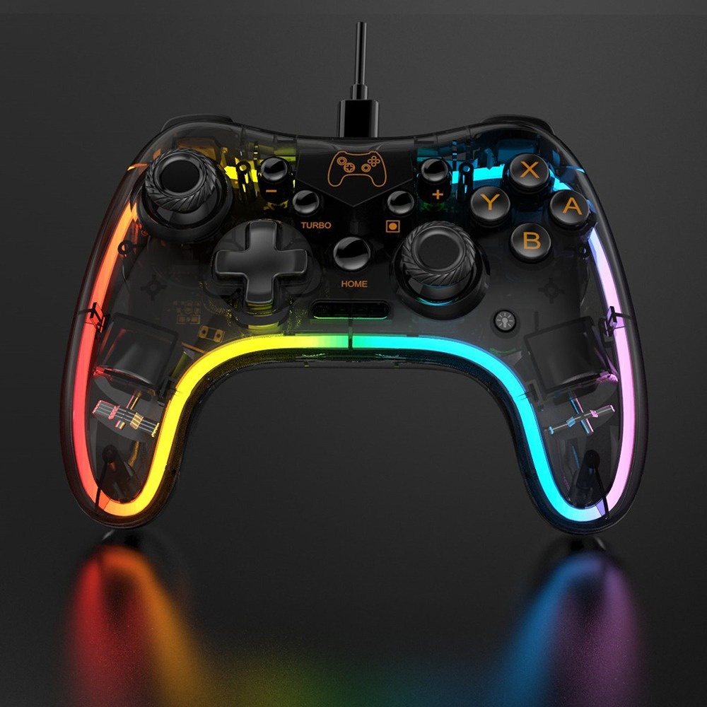 Tay cầm chơi game không dây Neon RGB Wireless Controller STK-7039RG cho Switch NS Android IOS PC