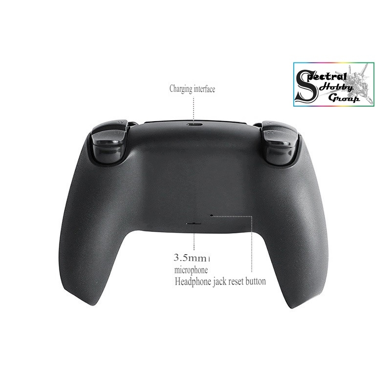 Tay cầm chơi game P5A không dây bluetooth cho PS4 PC Steam Android Dualshock turbo function gamepad wireless