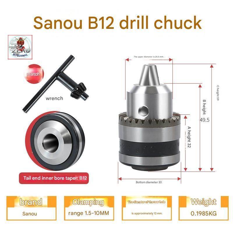 Máy khoan dọc JM802-795 Deluxe để bàn Table Mini Drill Press Wood Drilling PCB Punching