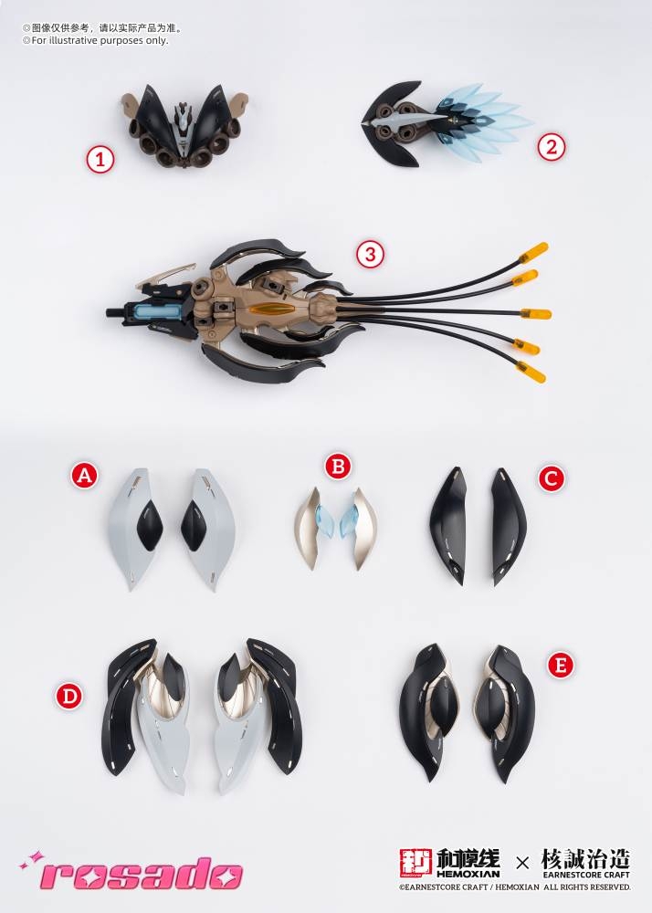 Mô hình lắp ráp Figure Girl RS03 Starflower Lily MK3 Rosado Project