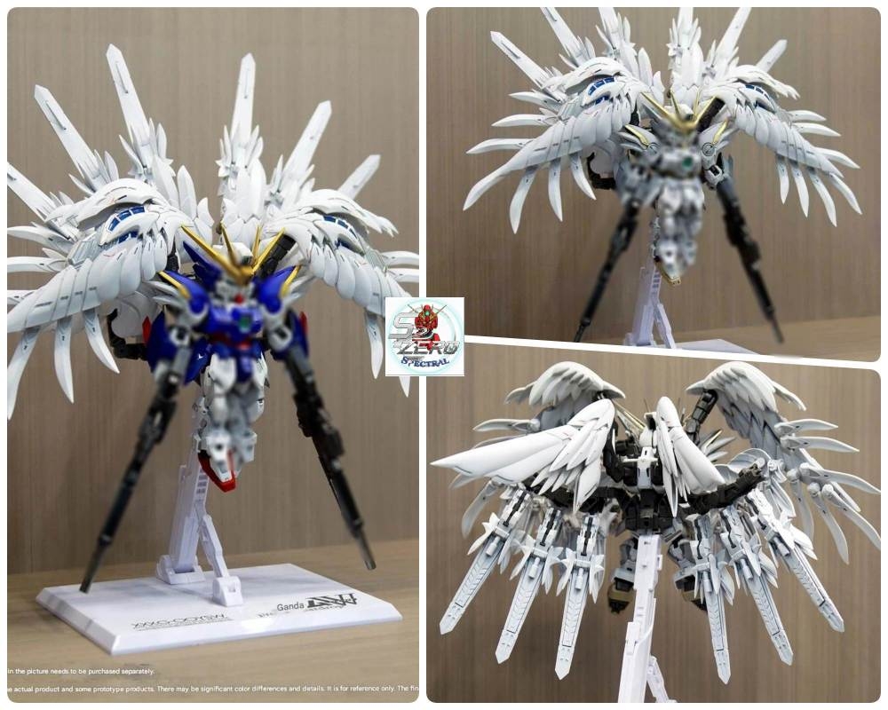 Phụ kiện DDB MGSD Snow White Prelude Unit + Action Base gunam Wing EW