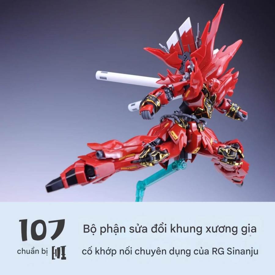 Phụ kiện năng cấp sửa lỗi cho RG Sinanju - 107 Toys