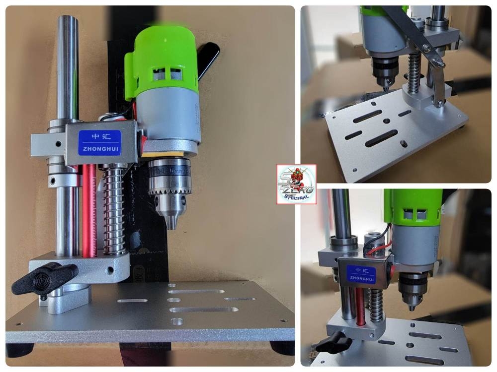 Máy khoan dọc JM802-775 v2 để bàn Table Mini Drill Press Wood Drilling PCB Punching