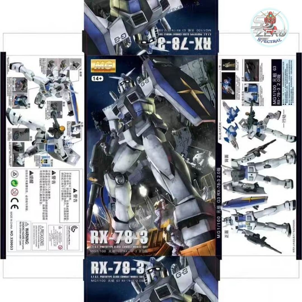 Mô hình lắp ráp MG Rx-78-2 G3 2.0 - Rx78 SUPA MODEL