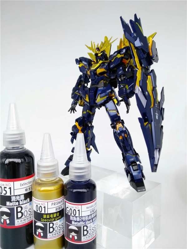 Sơn mô hình BigBoss G001 Metallic Dark Blue pha sẵn