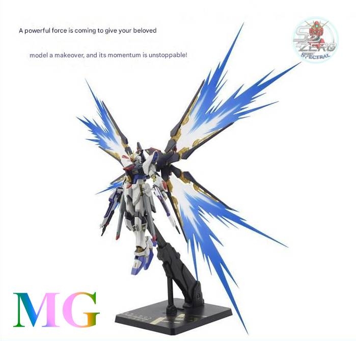 Đế giá đỡ mô hình Action base + Effect Wing cho MG RG Gundam Seed / Strike Freedom