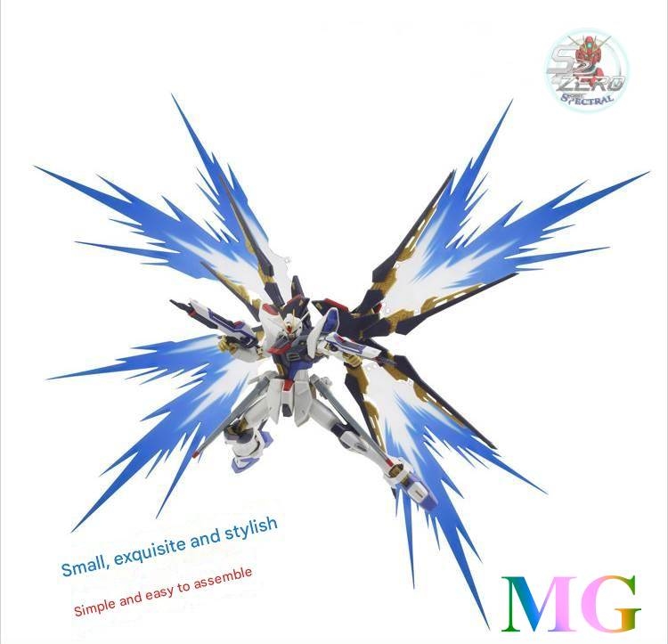 Đế giá đỡ mô hình Action base + Effect Wing cho MG RG Gundam Seed / Strike Freedom