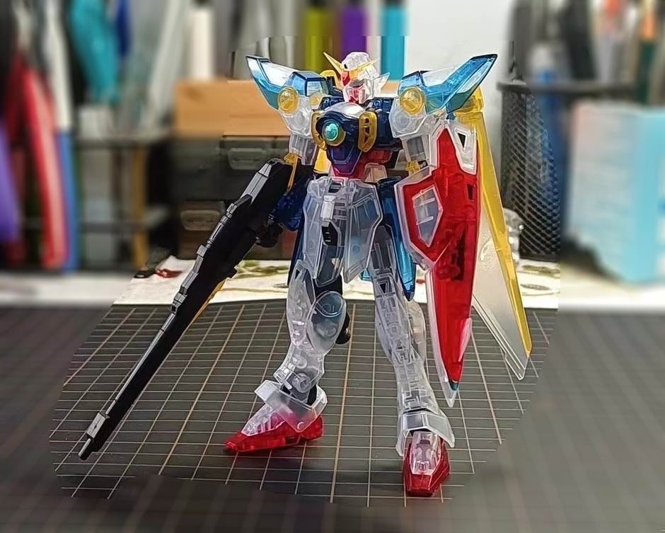 Mô hình lắp ráp HG 1/144 Wing Warrior HGAC (+base) Starry sky model