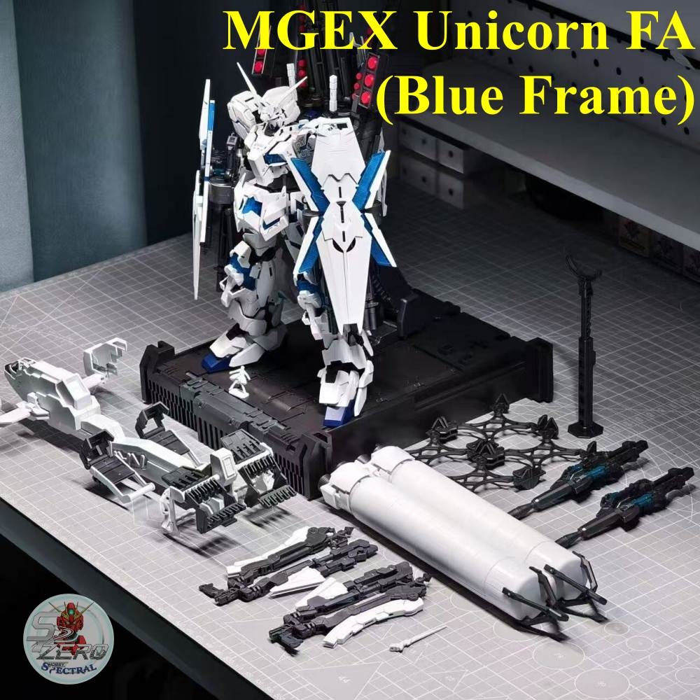 Mô hình lắp ráp 1/100 MGEX Unicorn Full Armor (Green / Clear Frame) - Tiger model