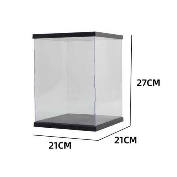 Hộp mica trưng bầy mô hình kèm dàn led PG MG HG RG 21.5x21x35 Model Display box VT model