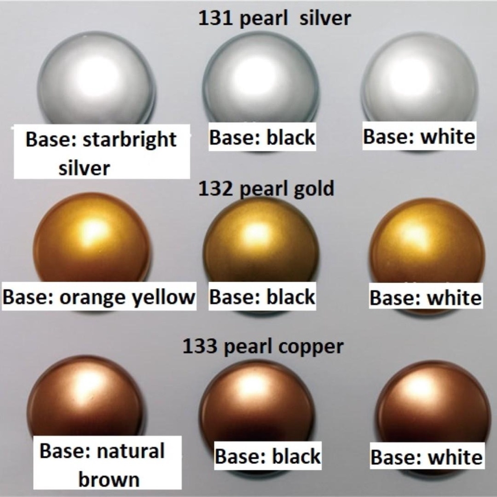 Sơn mô hình GAIA màu ngọc trai Pearl color G131-G136 paint lacquer