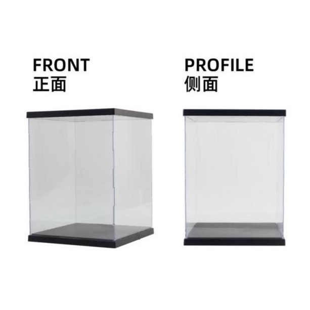 Hộp mica trưng bầy mô hình kèm dàn led PG MG HG RG 21.5x21x35 Model Display box VT model